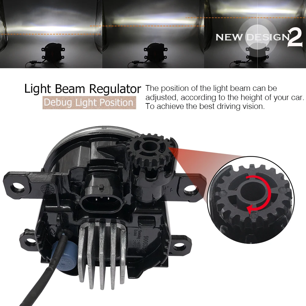 Buildreamen2 Автомобильная противотуманная фара LED проектор Devil Eye DRL H11 12V для Nissan Frontier