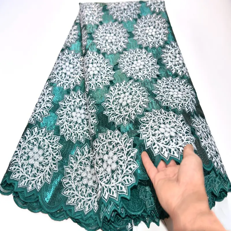 Новейшая Высококачественная африканская кружевная ткань для свадьбы 2019