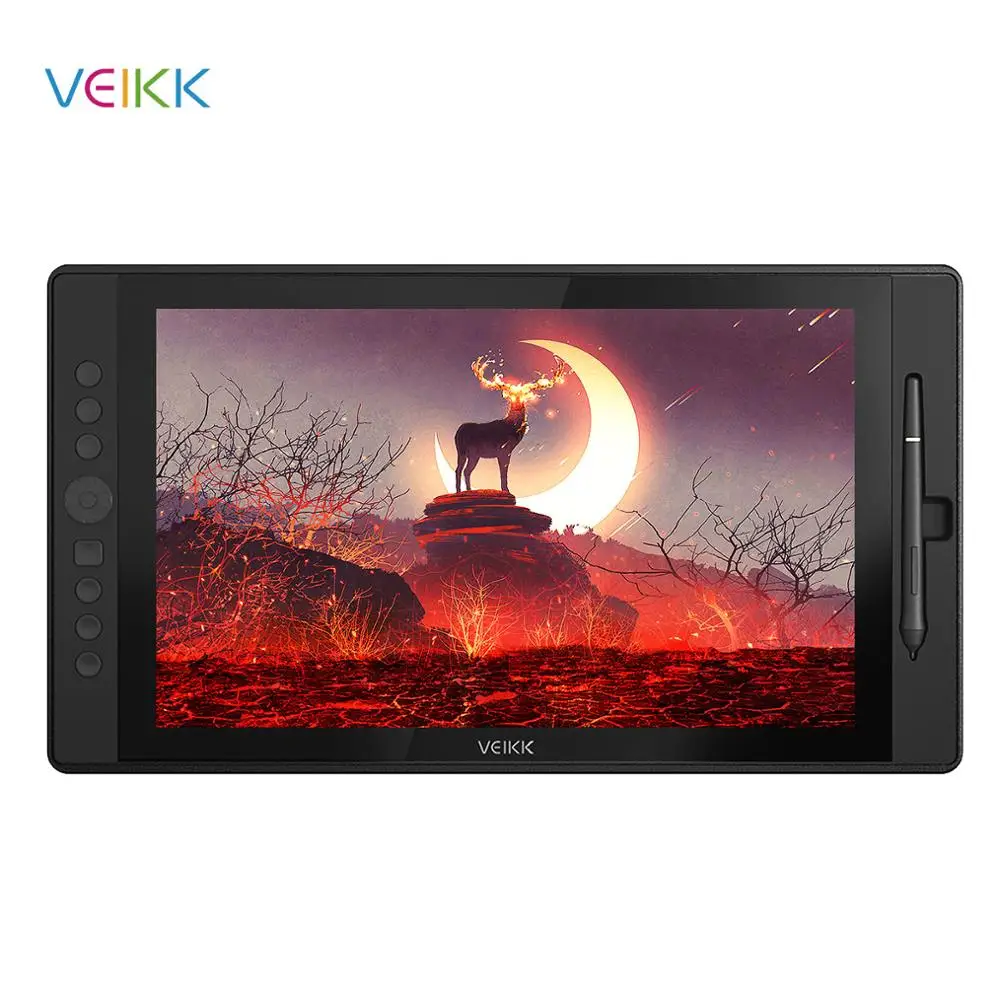 Монитор для рисования VEIKK VK1560 15 6 дюйма IPS 8192 уровня ручка без батареи|Цифровые