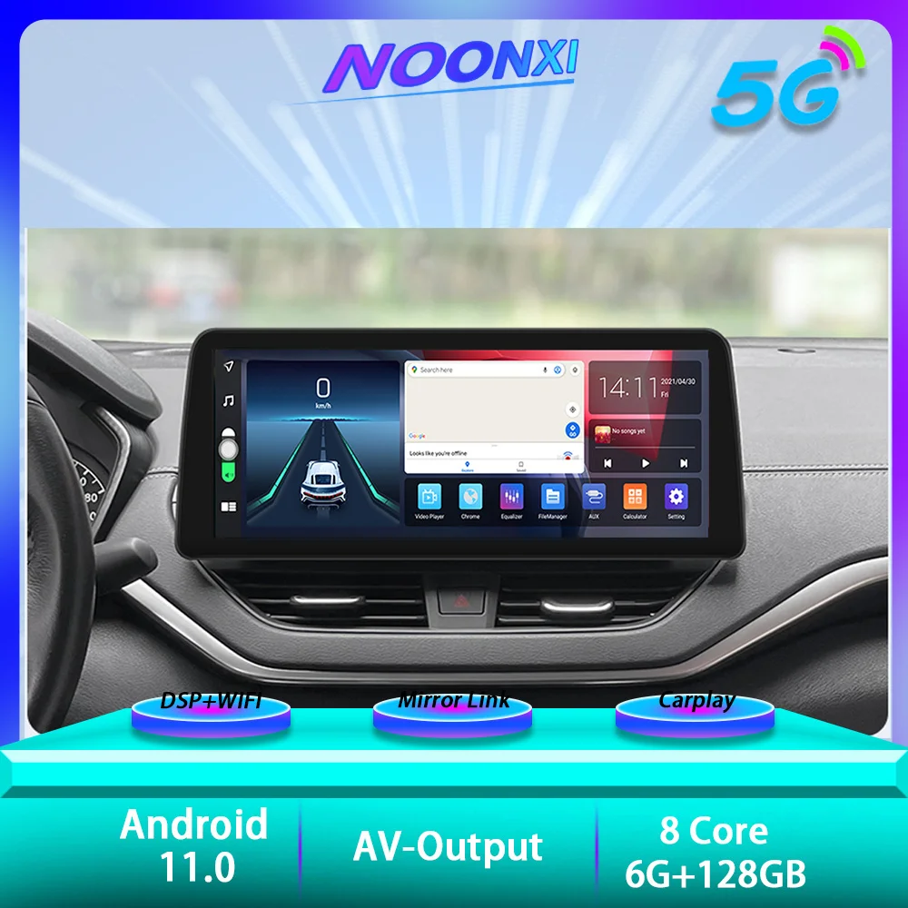 

6G+128GB For Nissan TEANA 2019 + Android 11 Car Auto Radio Multimedia Player IPS Touch Screen Navigation Carplay Video Head Unit