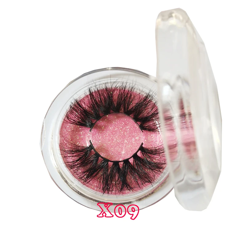 5D длинные искусственные норковые ресницы длина макияжа 25 мм 3D индивидуальный