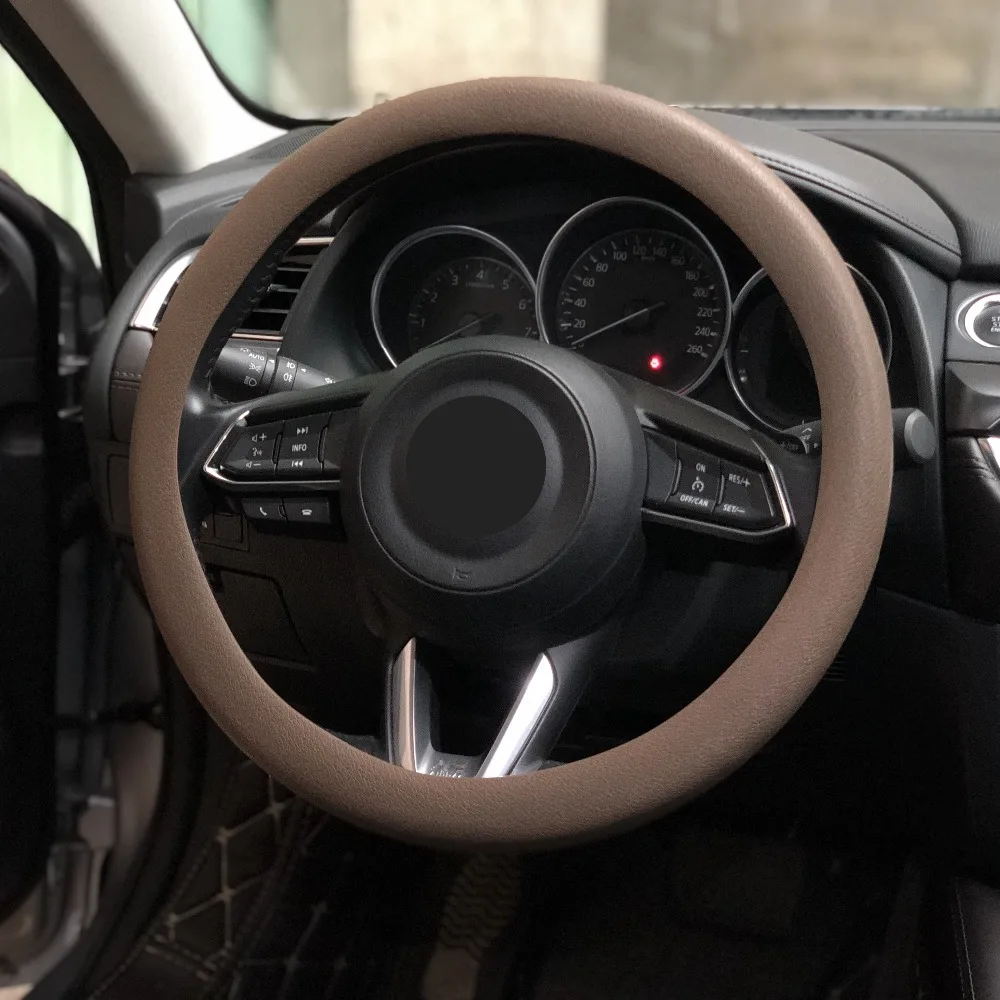 

Car Soft Silicon Steering Wheel Cover For Volkswagen Touareg Phaeton Bora Lavida Lamando Touran Beetle Magotan