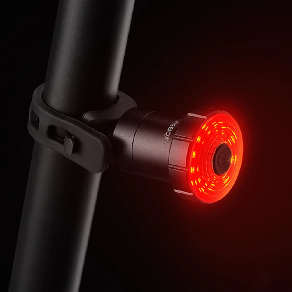 

CYCLINGBOX Bicycle Smart Sensor Taillight Brake MTB Bike Rear Warning Lamp