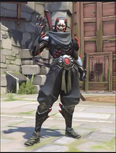Костюм для косплея Genji OW Devil полный комплект высокое качество индивидуальная