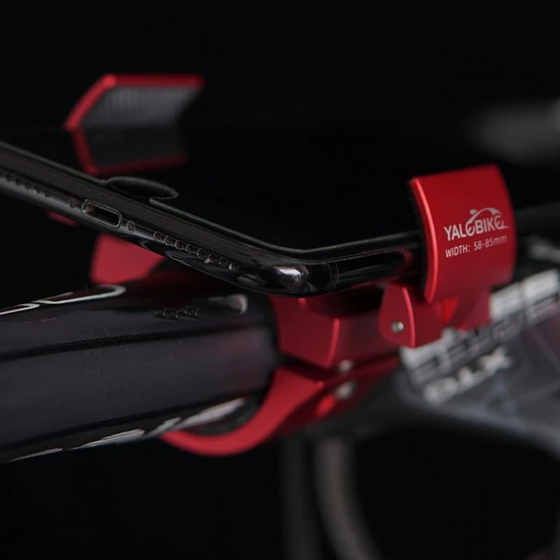 

Yalebike Bicycle Mobile Phone Holder Aluminum Alloy Portable Ring Folding Mobile Phone Holder Bike Mobile