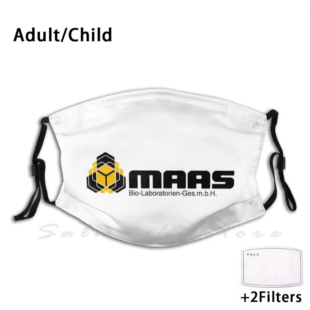 Маска Maas Biolabs (нейромант) нейромант хакер киберпространство электроника логотип