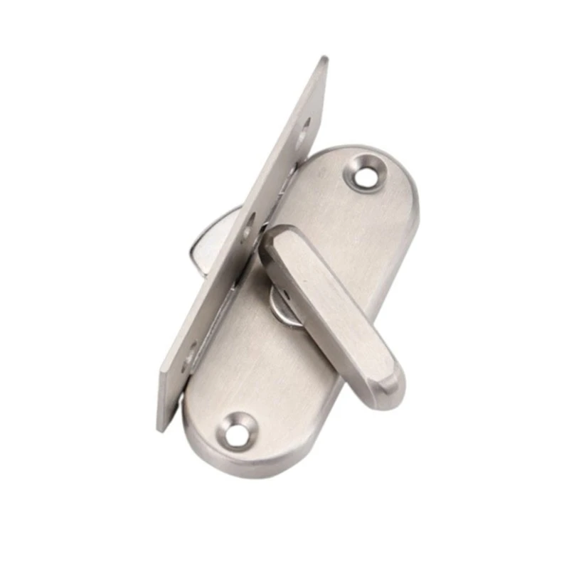

67JB Stainless Steel Hasp Door Latch Thickened Door Bolt Hasp Bending Lock Closet Cupboard Sliding Doors Latch Lock Rustproof