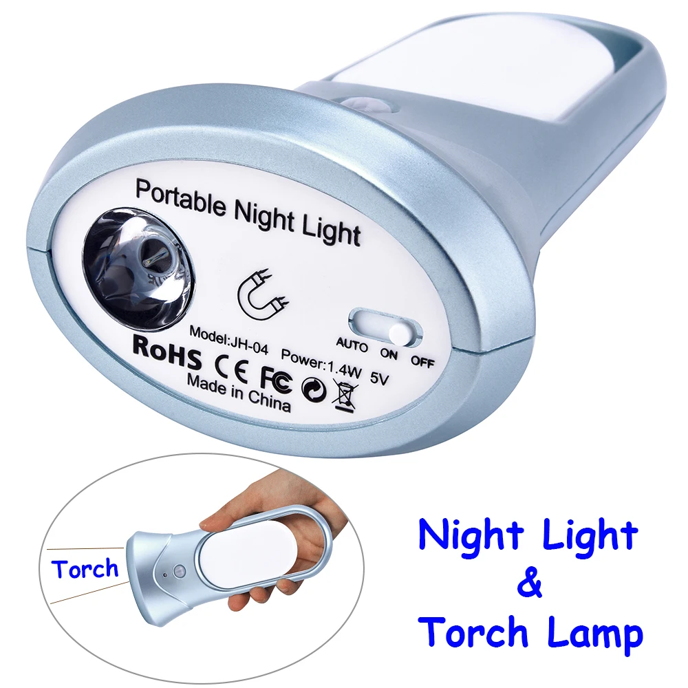 USB PIR Motion Sensor Night Light Emergency Torch Rechargeable Protable LED Magnetic Wall Lamp Reading | Лампы и освещение