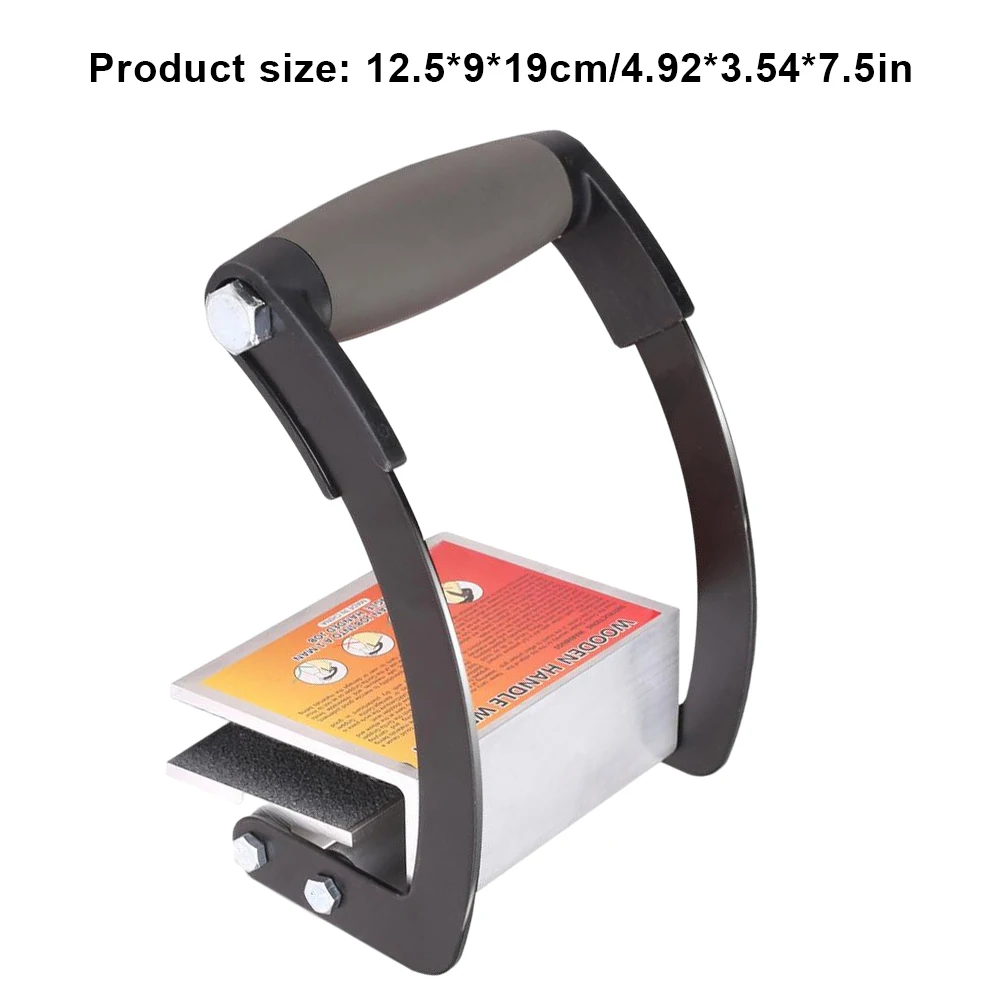 

2PCS Panel Carrier Heavy Duty Metal Board Gripper Plywood Drywall Lifter Carrying Tool Self-Adjusting Clamp Improving Efficiency