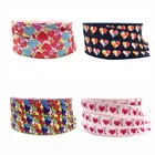 10 ярдов 16 мм шестигранных ключей толстовки с капюшоном и принтом в виде сердец на голову эластичная повязка для головы с враг ручной работы аксессуары Сделай Сам DIY бигуди для волос галстук вечерние декор лента