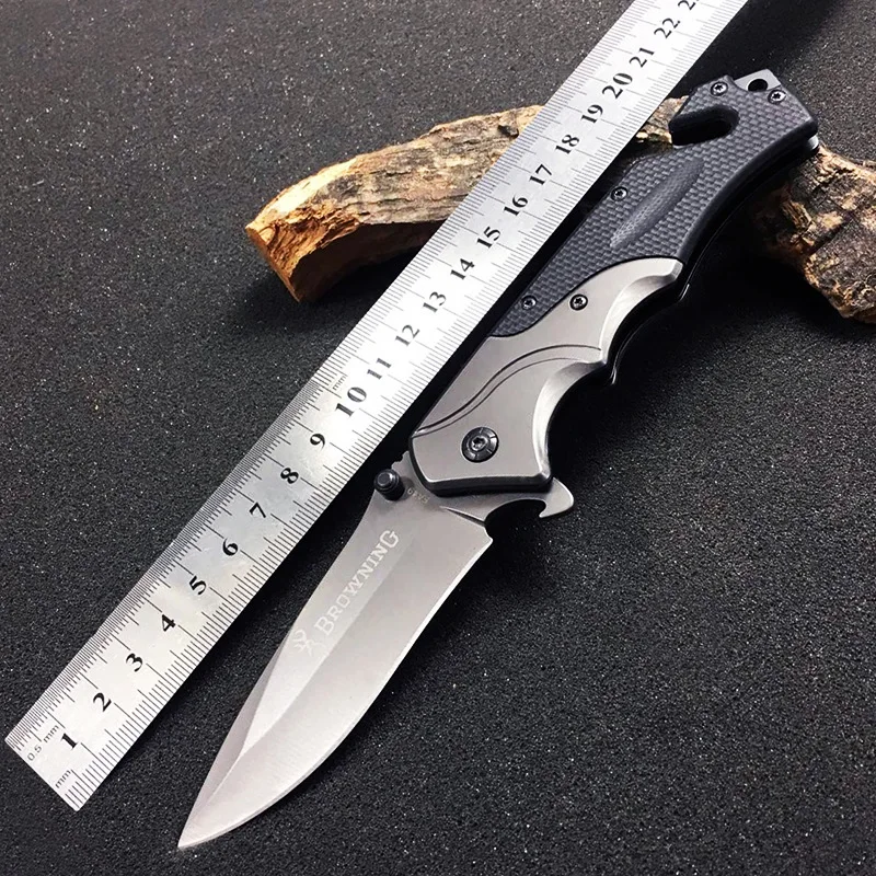 WCWJFA49 Охотничий нож фиксированный bladeTactical нож ПАРАШЮТИСТА охотничий из нержавеющей стали для дайвинга на открытом воздухе для выживания кемпинга Карманные Ножи EDC инструмент - Цвет: WCWJFA49