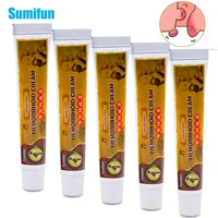 sumifun 5pcs hemorrhoids ointment internal and external anal fissure cream pain reliving chinese herbs medical plasters