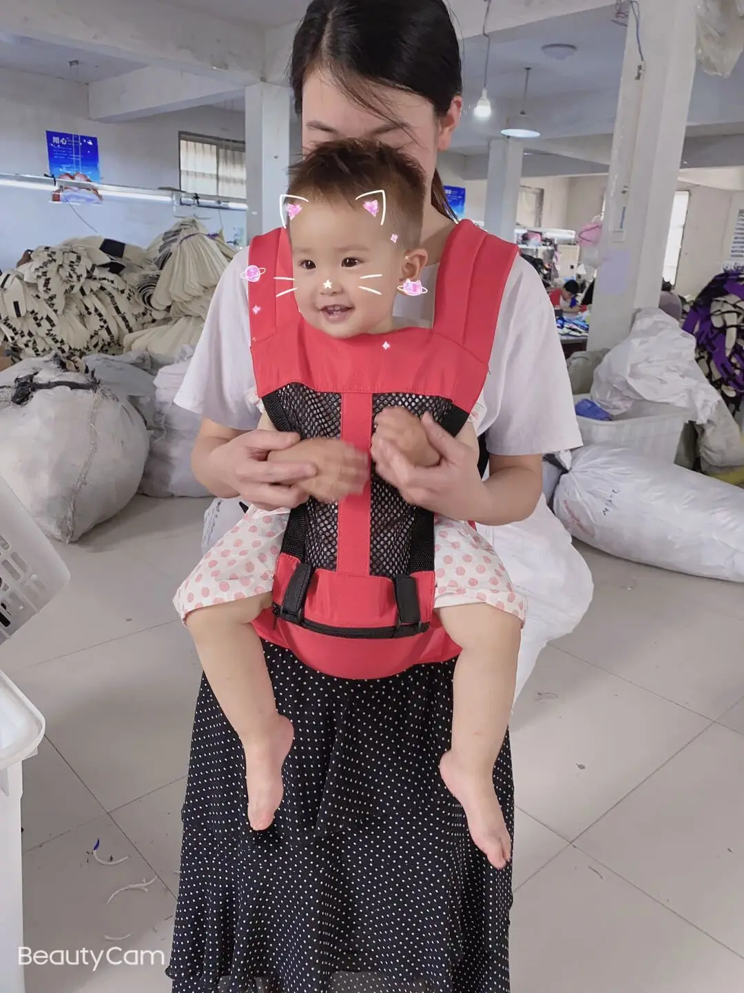 

Ergonomic Baby Carrier Baby Hipseat Carrier Front Facing Ergonomic Kangaroo Baby Wrap Sling for Baby Travel