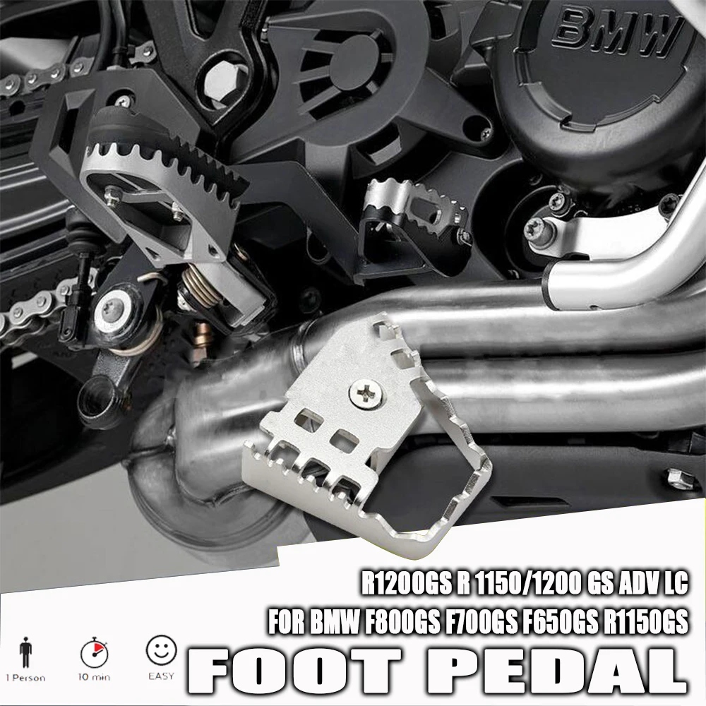

For BMW F800GS F700GS F650GS R1150GS R1200GS ADV LC Motorcycle Parts Rear Foot Brake Lever Peg Pad Extension Enlarge Extender
