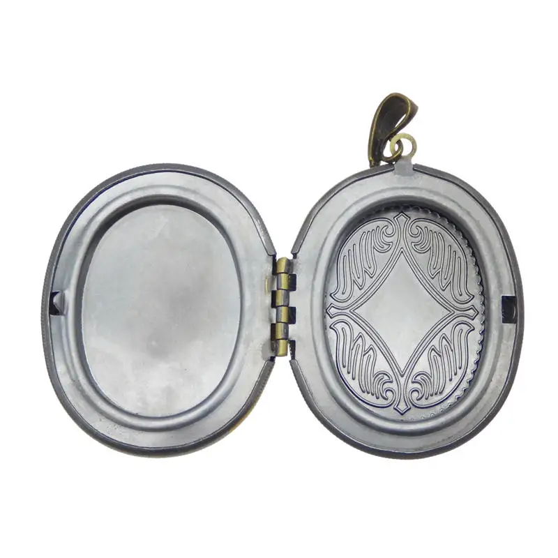 1 шт. медный медальон в винтажном стиле овальной форме с памятью Ювелирное
