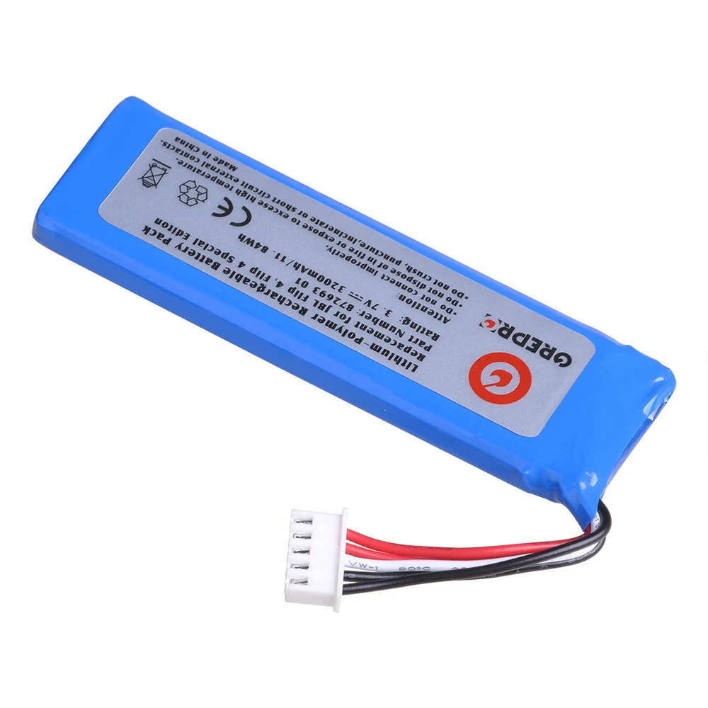 Аккумулятор 3200mAh GSP87269301 для JBL Flip 4 Flip4 Special Edition.|Цифровые аккумуляторы| |
