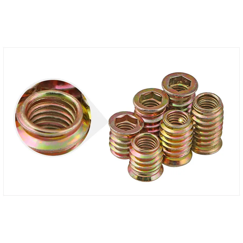 Цинковый сплав железо внутри углеродистая сталь Шестигранная головка вставные