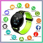 Смарт-часы 119Plus, Bluetooth, IP67, водонепроницаемый смарт-браслет, спортивный трекер кровяного давления, мужскиеженские Смарт-часы для Android IOS