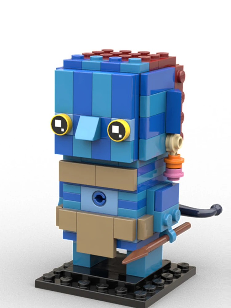 

134PCS Avatar Brick Man Small Particle MOC Building Blocks Puzzle Toys Kid Gift And Educational Toys For Children Model