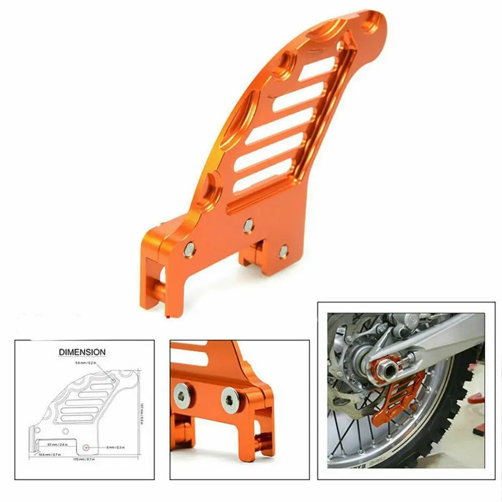 

Rear Brake Disc Rotor Cover Guard Protector for ktm 350 300 XC XCF 530 XCW Husqvarna 125 200 400 SXF 450 EXCF 250 EXC 150 H4A4