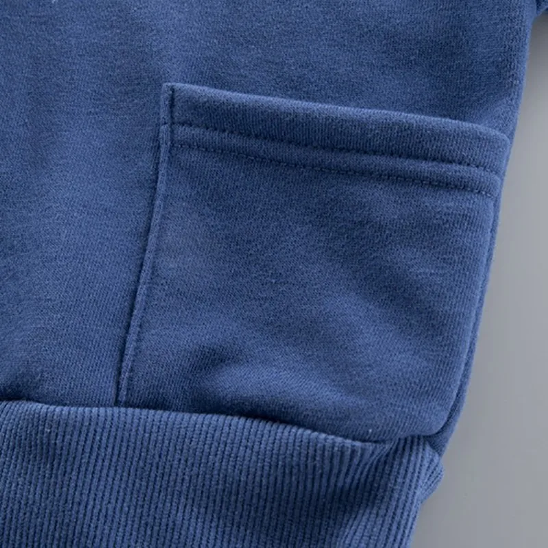 

6M-4T Spring Autumn Children's Sets Baby Boys Long Sleeve Letters Hoodie Sweatshirt Tops+Pants Trouser Costume Set