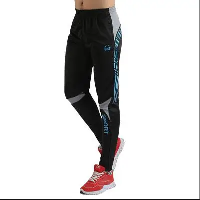 Mannen, спортивные, для бега, Broek, Zakken, Atletische Voetbal, broek, для тренировок, спортивные, эластичные, леггинсы, для бега, для спортзала, Broek, F009 - Цвет: Синий