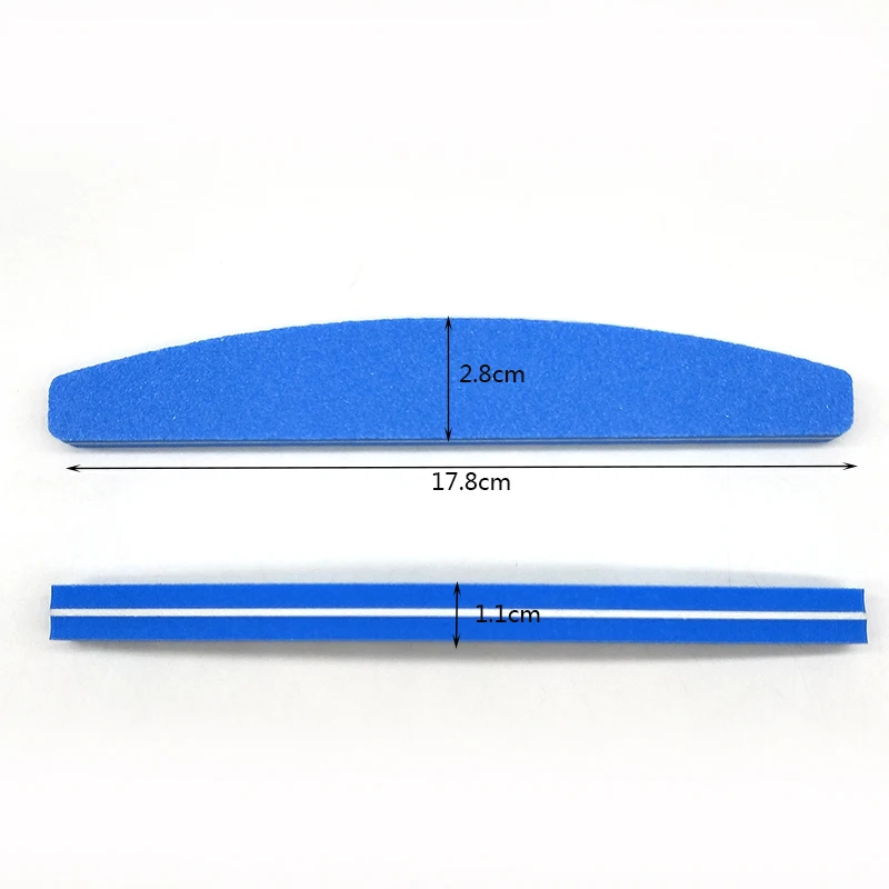 

50Pcs/Lot Nail File 100/180 Sanding Buffer Block Boat Shape Pedicure Manicure Buffing Polish Beauty Tools Professional Nail File