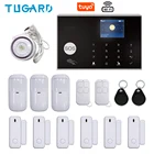 TUGARD G30 Tuya WIFI GSM 3G 4G Охранная сигнализация Домашняя охранная система 11 языков 433 МГц Беспроводной пульт дистанционного управления для Android IOS