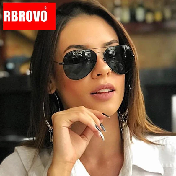 RBROVO, зеркальные солнцезащитные очки для вождения, для женщин/мужчин, фирменный дизайн, роскошные солнцезащитные очки, Ретро стиль, для вождения, уличные, UV400