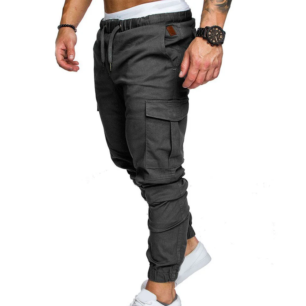 Мужские длинные штаны для бега джоггеры спортивная одежда облегающие спортивные