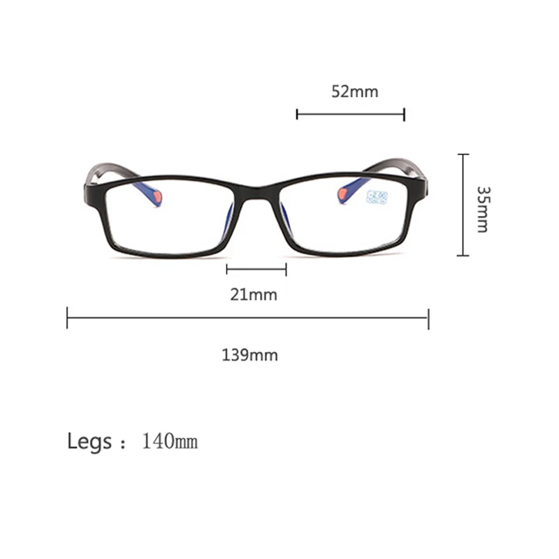 

Myopia Glasses Men Women Prescription Nearsighted Eyeglasses TR90 Optical Shortsighted Eyewear Myopic Spectacles 0 -1.0 To -4.0