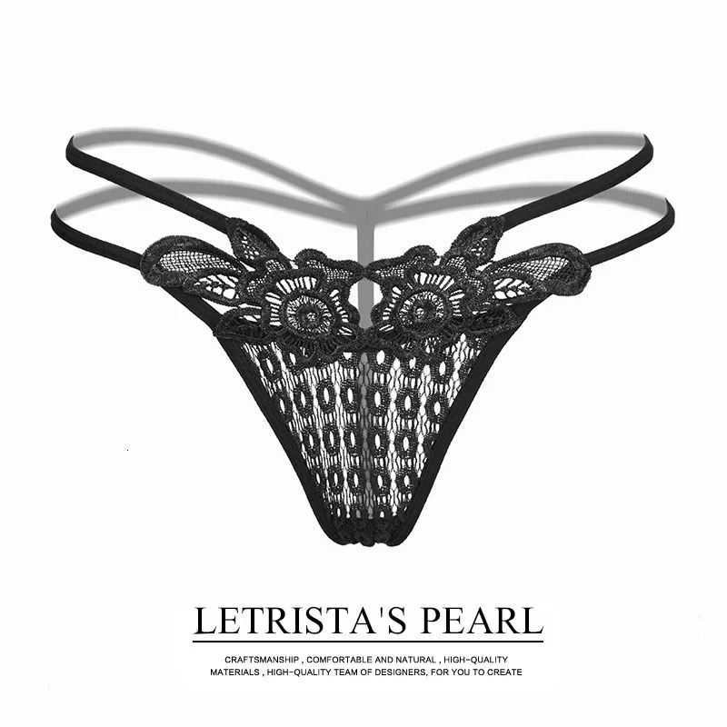 Женские трусики для девочек сексуальные кружевные хлопковые стринги с вышивкой