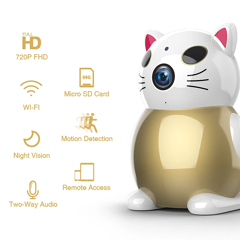 Камера видеонаблюдения FREDI беспроводная Инфракрасная IP камера с функцией