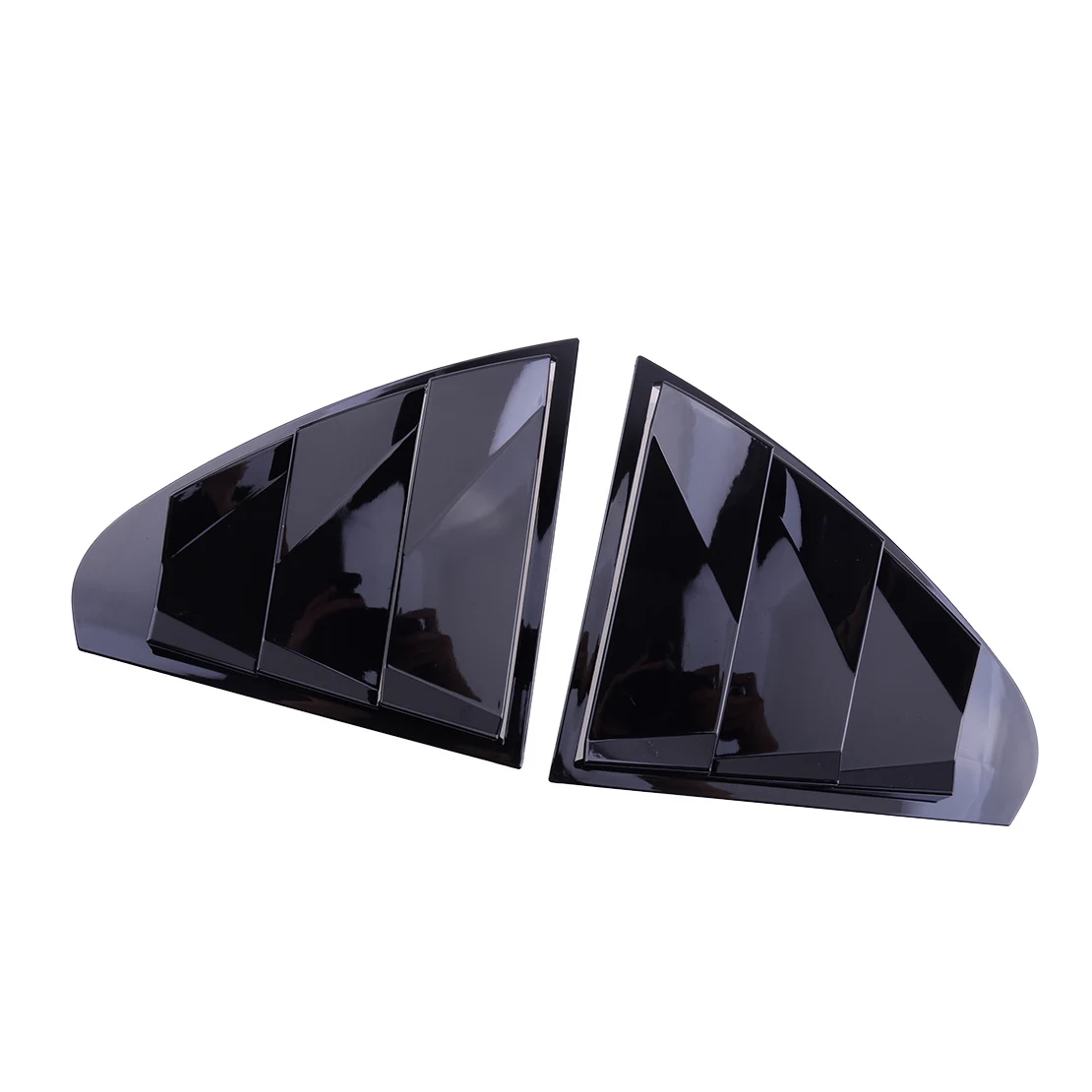 

1 Pair Car Rear Window Louver Shutter Cover Trim Glossy Black Fit for Mercedes-Benz A Class W176 2013 2014 2015 2016 2017 2018