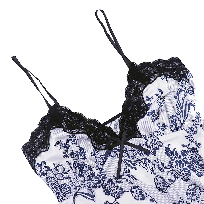 Ночная рубашка женская шелковая с женское белье сексуальная ночная сорочка