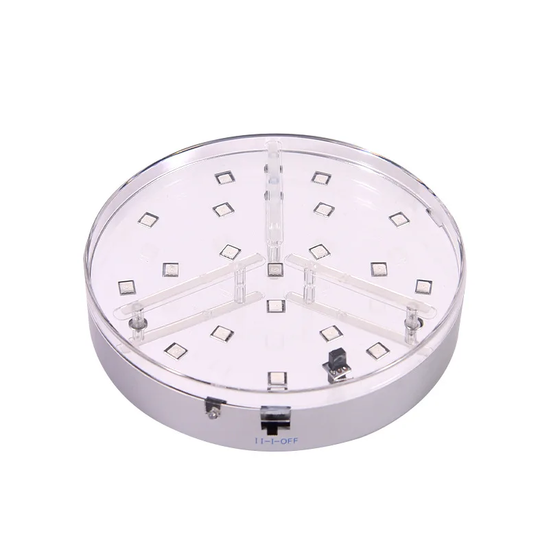 

Hookah LED lamp panel Bar KTV colorful lamp holder full color hookah base 15cm diameter hookah shisha accessories