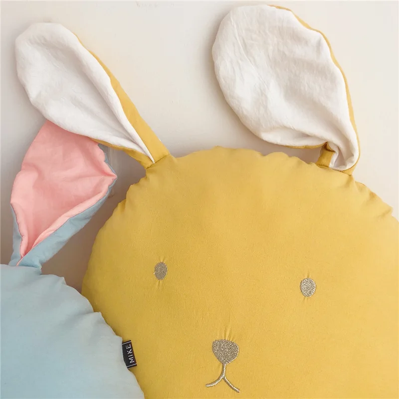 Детская подушка хлопок Мультяшные животные кролик для новорожденных детская