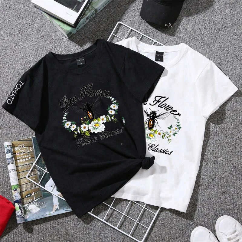 Цветочные пчелы сделай сам теплопередающие патчи с надписью термоклейкие для