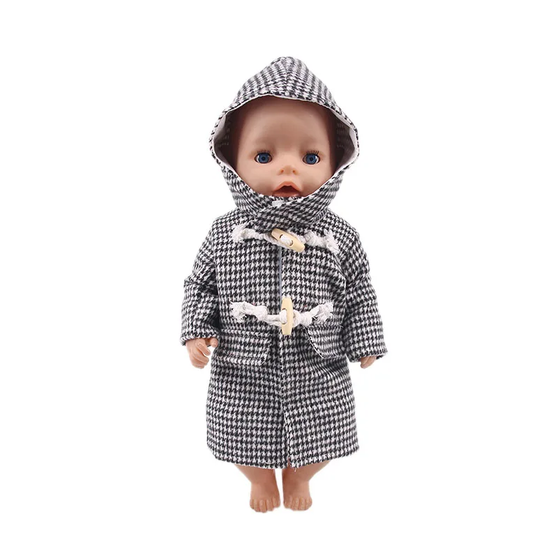 Зимняя Одежда для кукол шерсть ручная работа модный стиль 18 дюймов американская