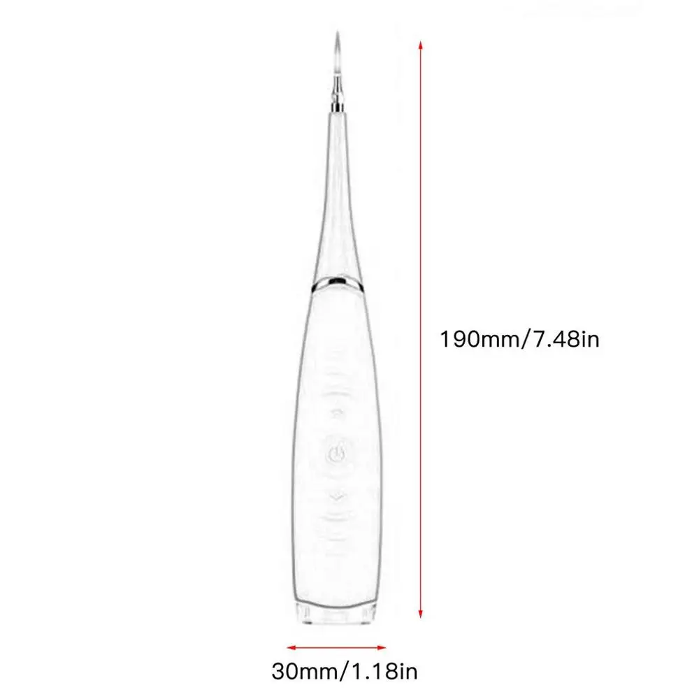 

Usb Recharge Vibrition Sonic Dental Scaler Tooth Calculus Remover Tooth Stains Tartar Cleaner Hygiene Dentist Tool Whiten Teeth