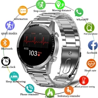 2021 new ecg smart watch men sports fitness tracker blood pressure monitor heart rate smartwatch for huawei xiaomi samsung phone