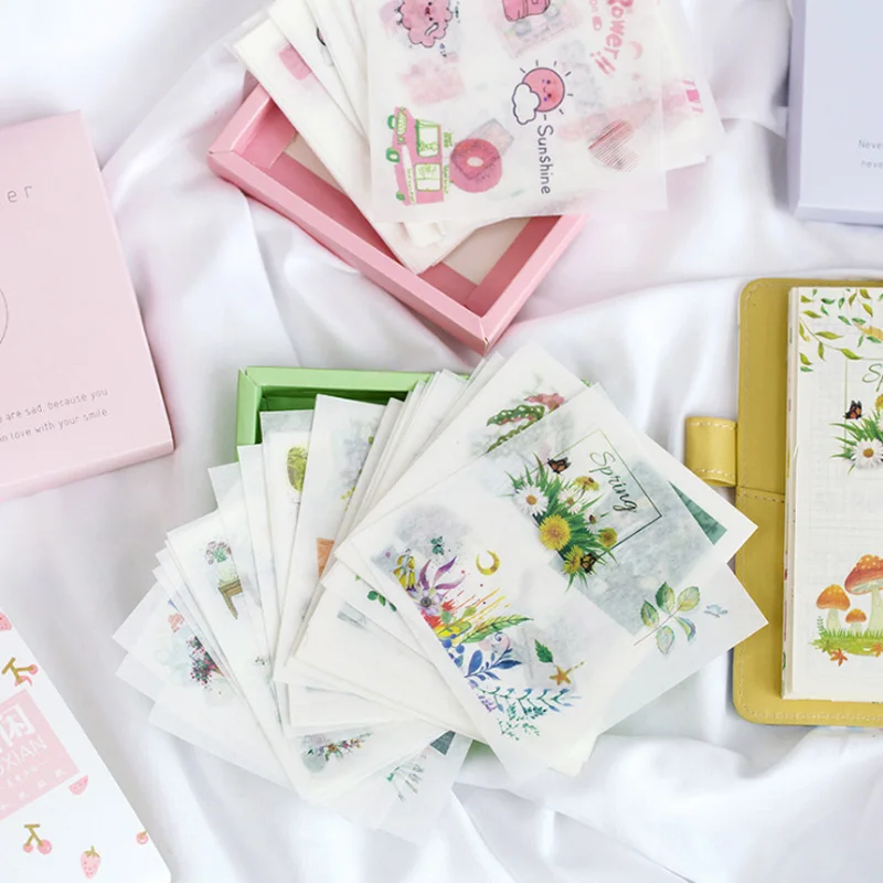 50 шт./кор. принт мульташной Минни бумажный декоративный стикер DIY альбом печать