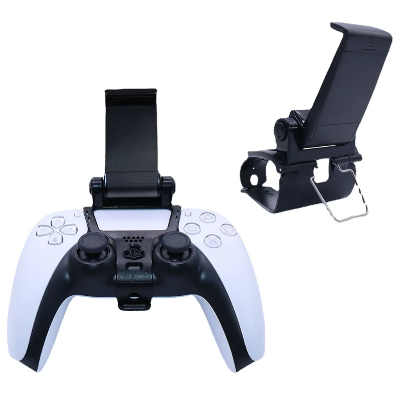 

Adjustable Bracket Durable Phone Stand Controller Mount HandGrip With Metal Frame For PS5 Gamepad