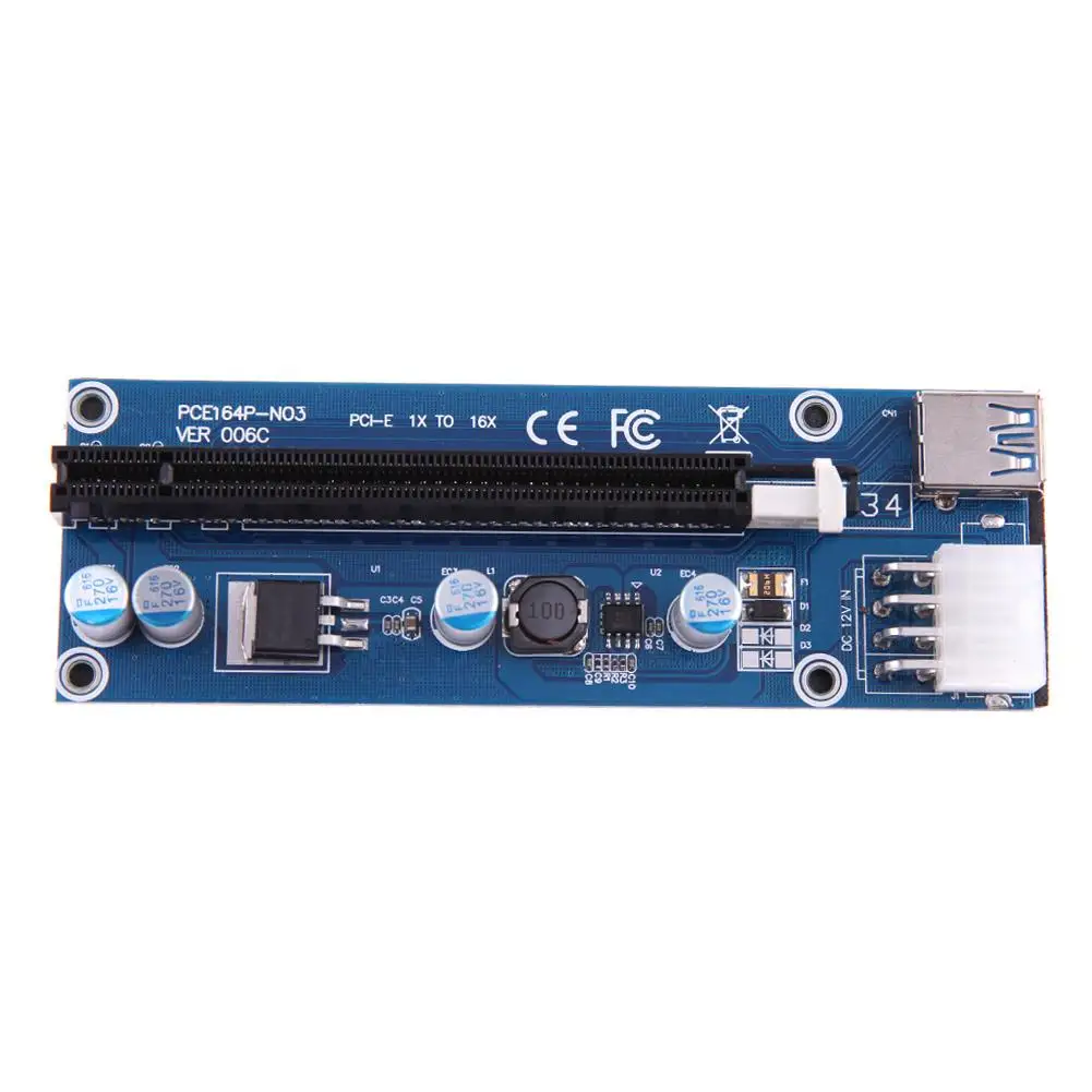 60 см pci e 1x до 16x графические удлини