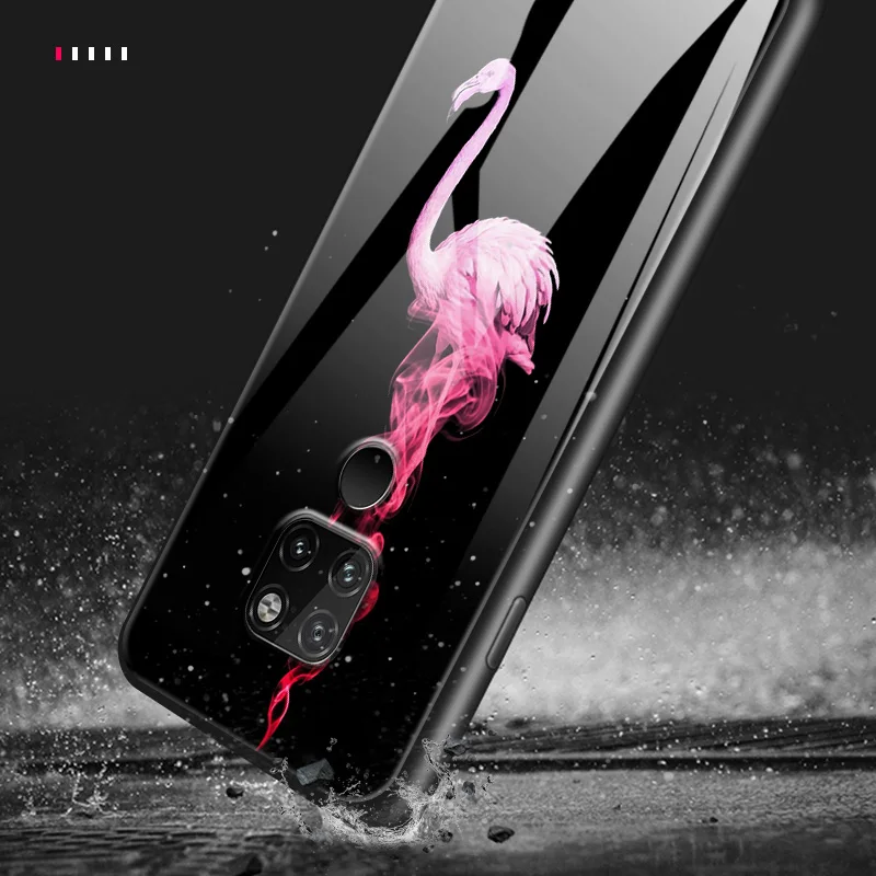 Чехол из закаленного стекла для huawei Enjoy 9s Honor 7A Pro 7C 7X 8A 8X9 10 Lite Magic 2 Play mate 20 Pro Nova2 3 4 Design Animal Capa
