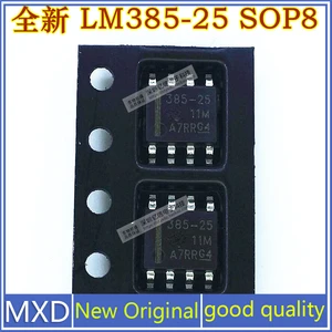 10Pcs/Lot New Original Shenzhen LM385-2.5 LM385B25 LM385M2.5 SOP-8 Adjustable micro-power Voltage Good Quality