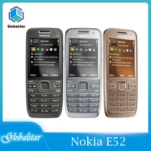 Nokia E52 refurbished Original  mobile phones Nokia E52 WIFI GPS JAVA 3G Unlocked  handset Russian Arabic Hebrew keyboard phone