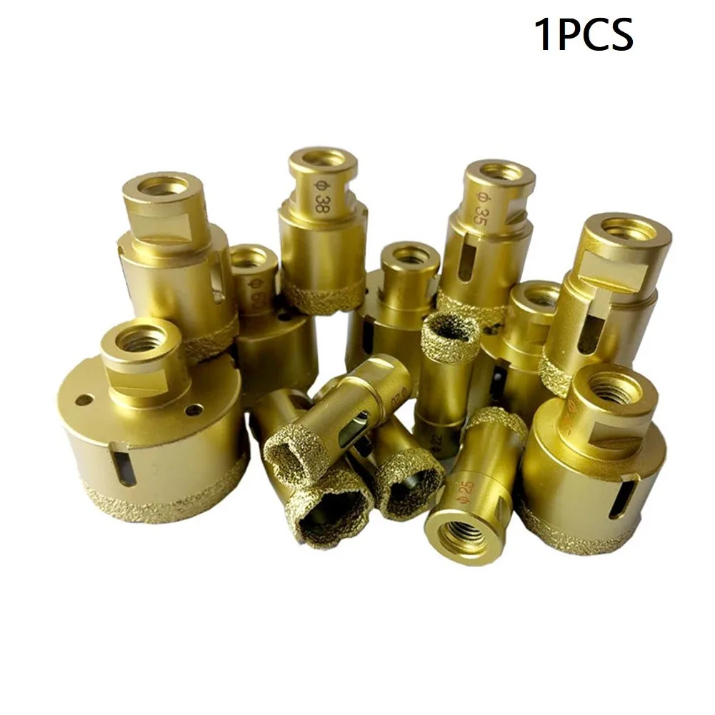 

1pc Vacuum Brazed Diamond Core Bits Hole Saw Drill Diamond Core Bits Hole Saw Drilling Bits M14 Thread For Ceramic Tile Marble