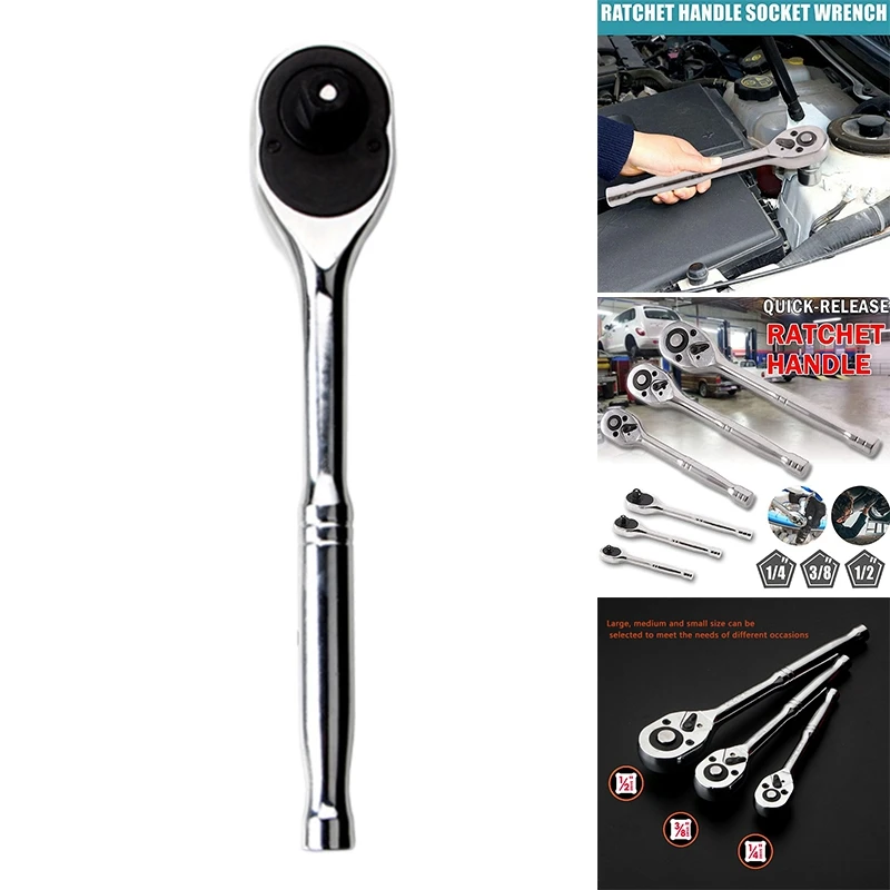 

Auto Repair Ratchet Wrench Socket Ratchet Wrench Hoist Handle Knurled Ratchet Wrench