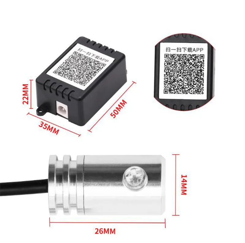 Светодиодная гибкая неоновая ленсветильник 6 метров управление через приложение
